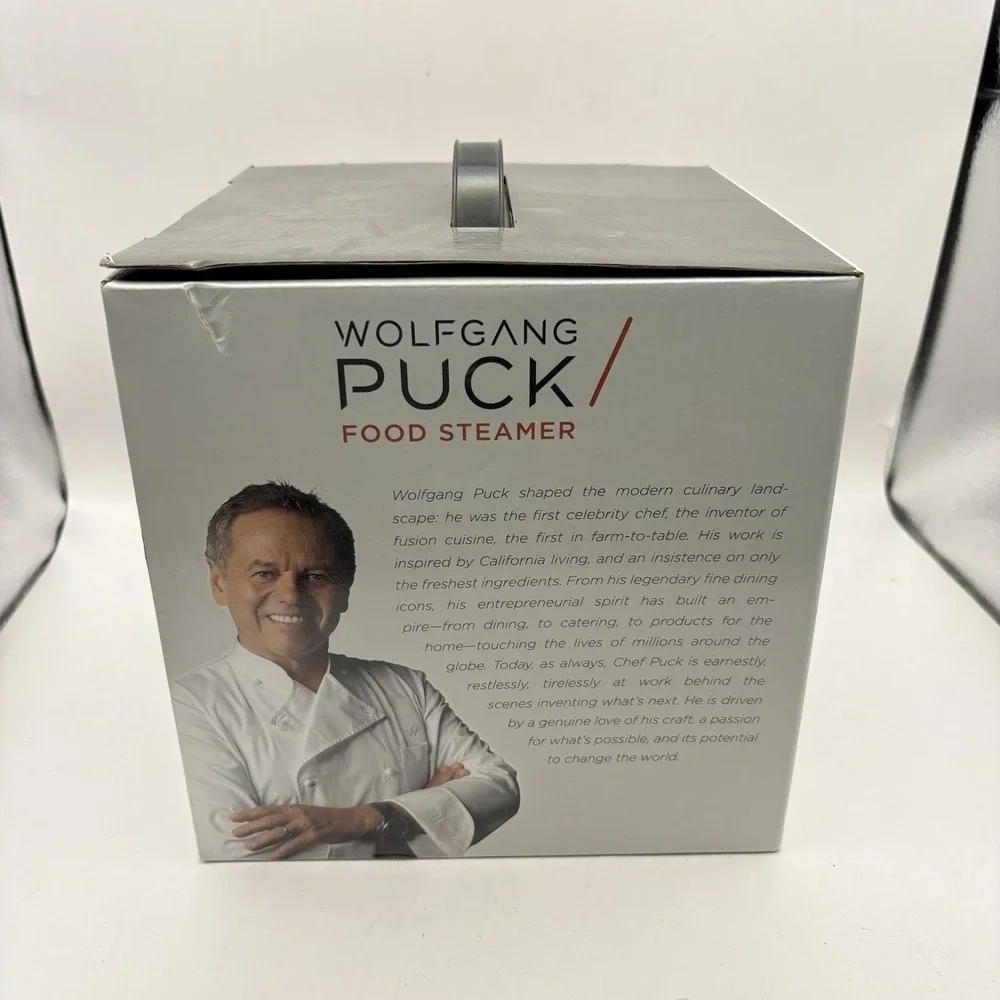 WOLFGANG‎ PUCK 2 Tier Food Steamer 400-Watt BPA-Free NEW in Box